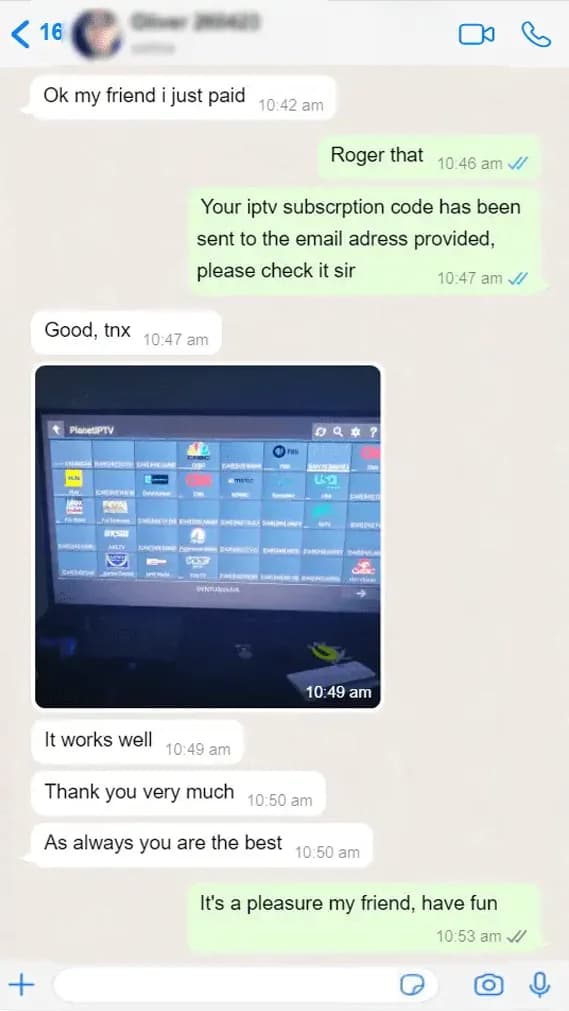 Opinia zadowolonego klienta IPTV Polska 2