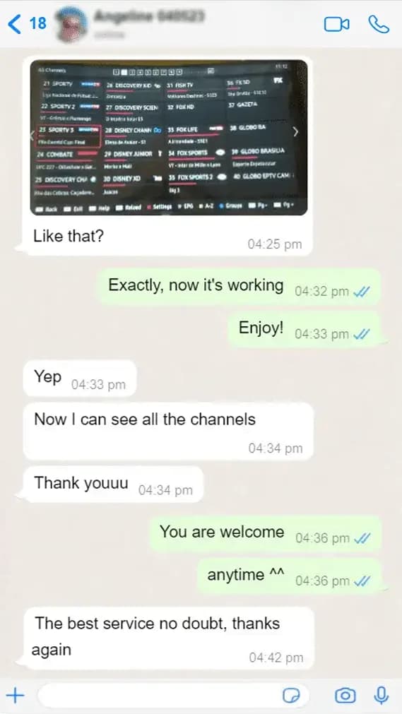 Opinia zadowolonego klienta IPTV Polska 4